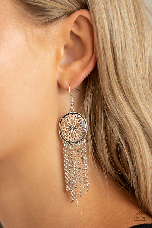 Blissfully Botanical - Silver Earring