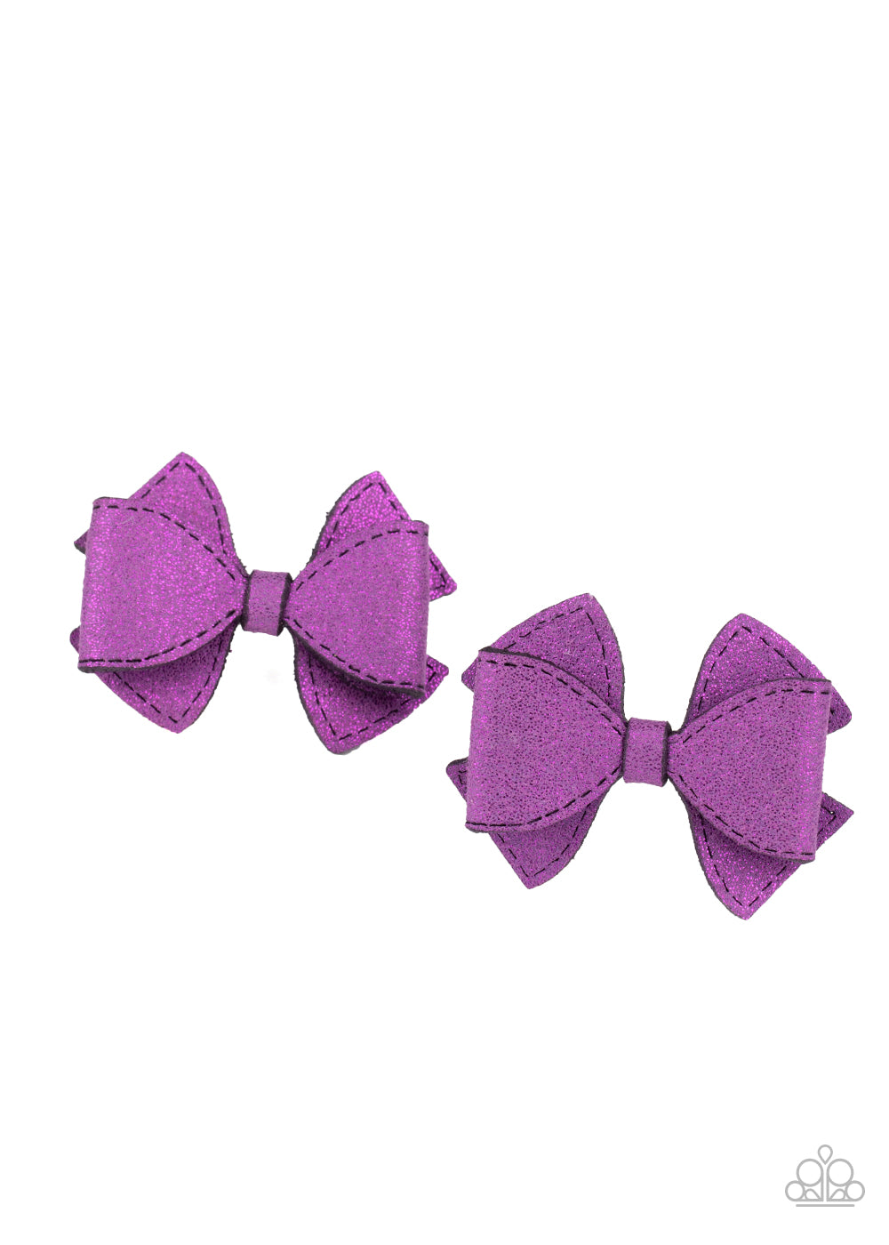 Don't BOW It - Purple Hair Clip