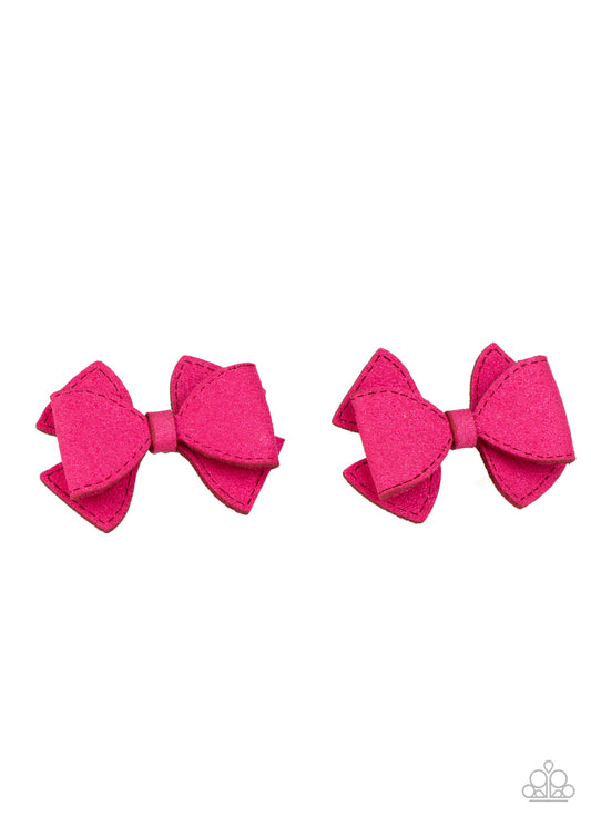 Dont BOW It - Pink Hair Clip