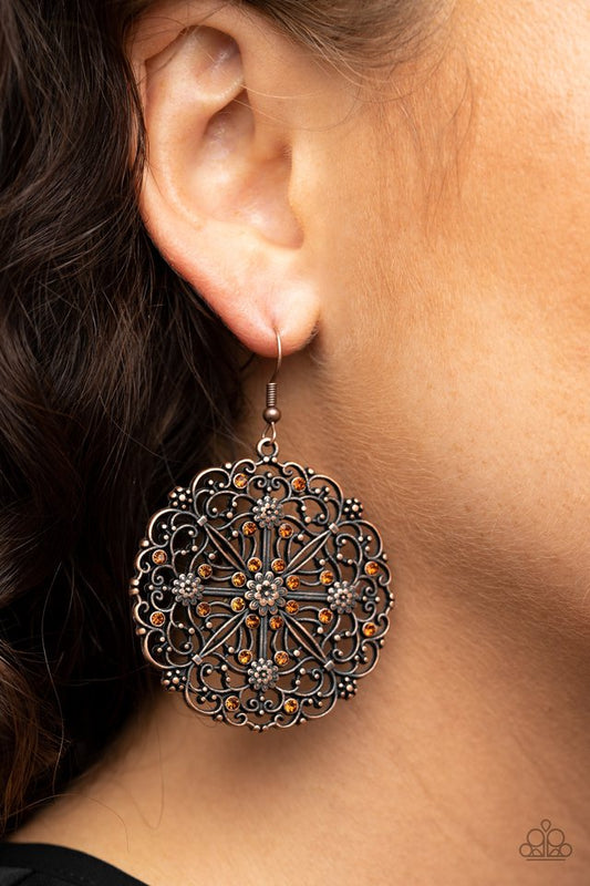 OH MANDALA! - Copper Earring