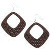 WOOD You Rather - Brown Wooden Earring