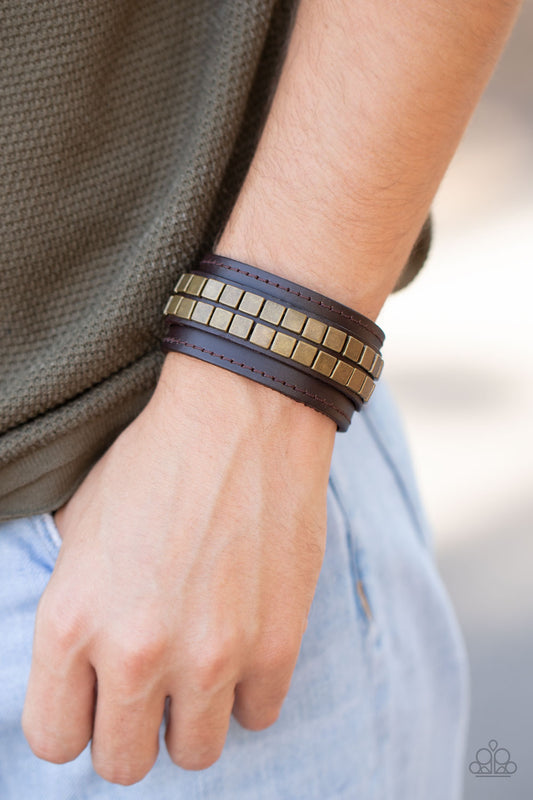 Engine Room - Brown Urban Bracelet