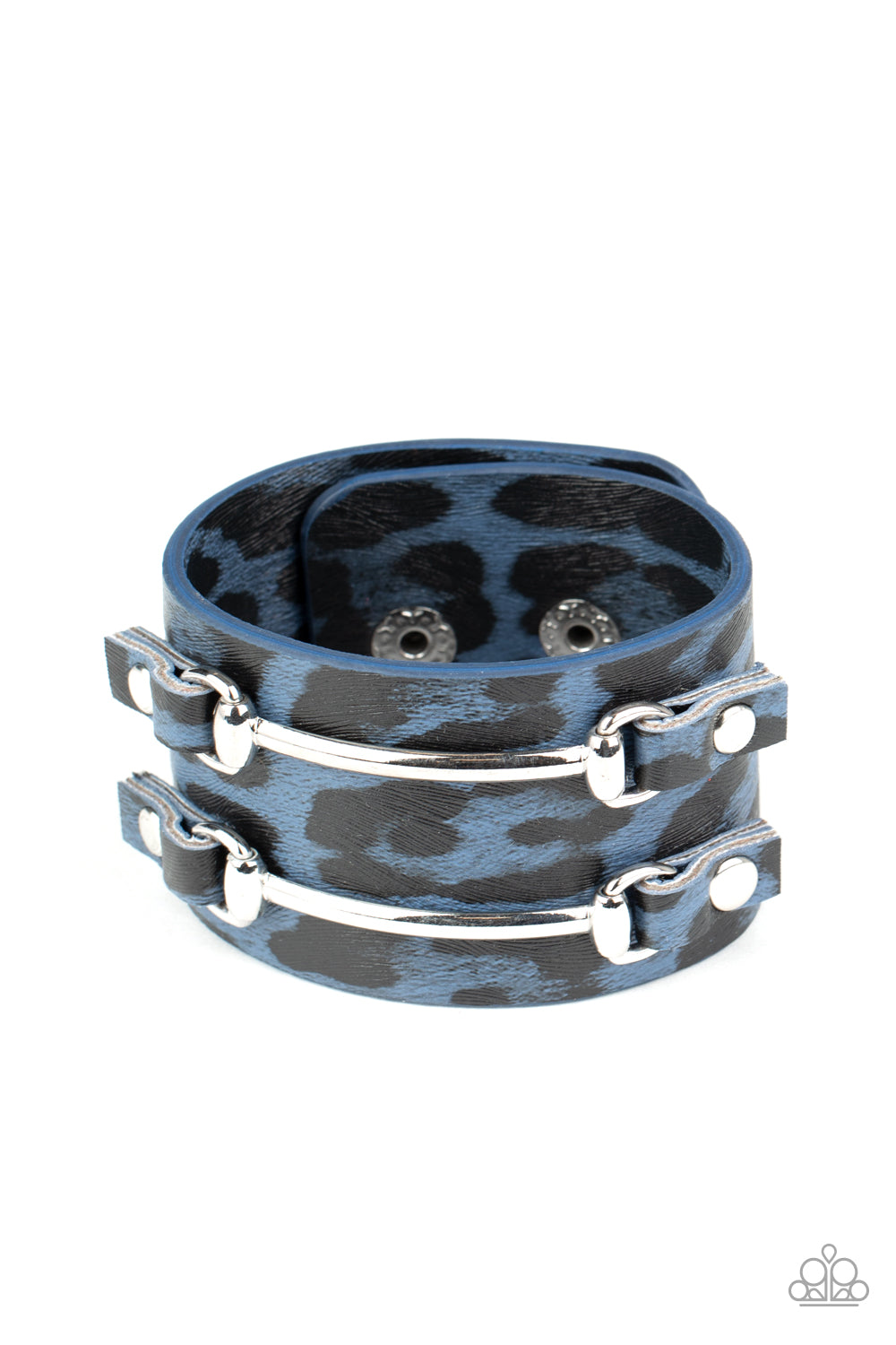 Safari Scene - Blue Bracelet