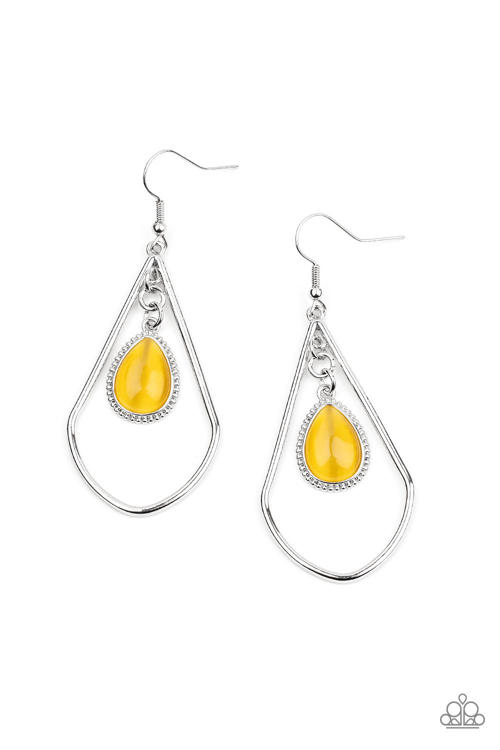 Ethereal Elegance - Yellow Earring