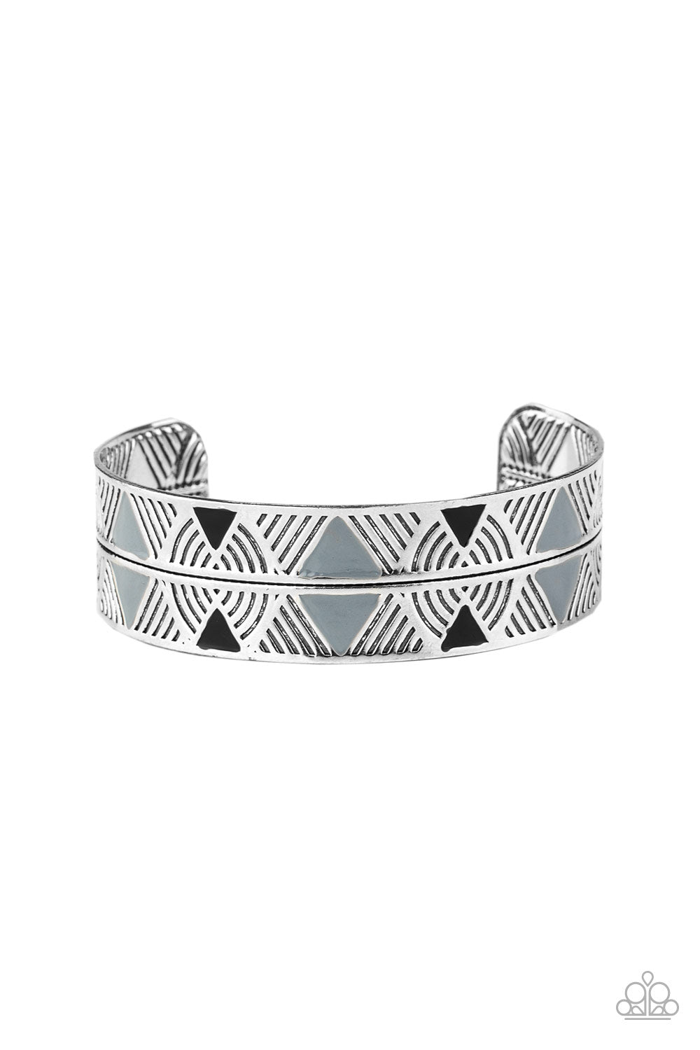Hidden Glyphs - Silver Bracelet