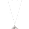 Timelessly Tilted - Blue Necklace