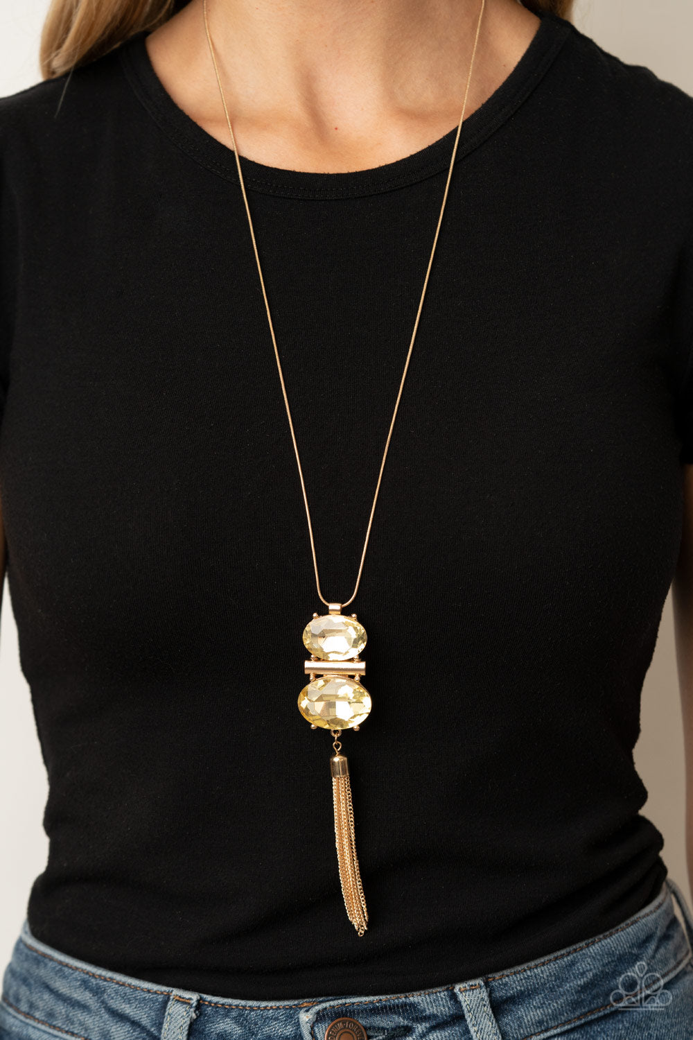 Runway Rival - Yellow Necklace