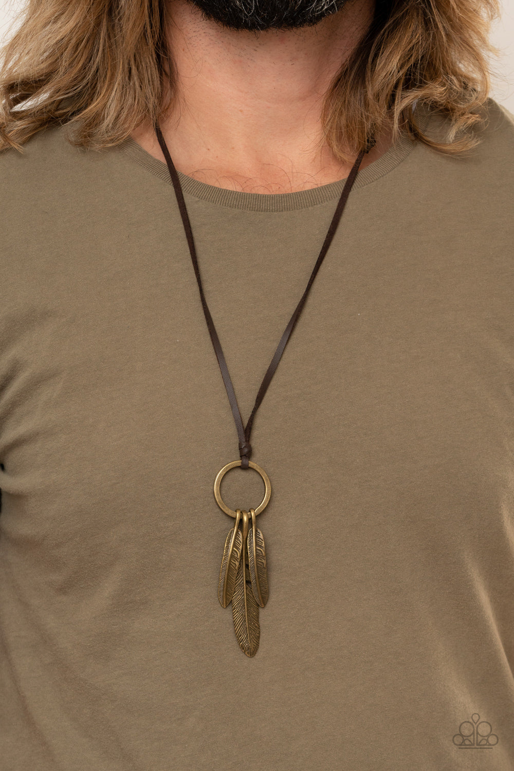 Bird Watcher - Brown Necklace