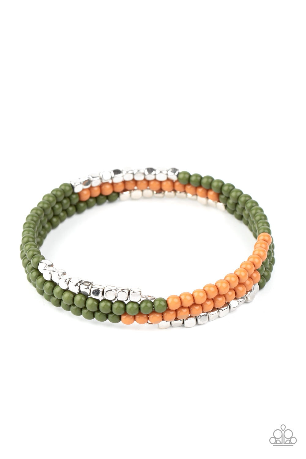 Spiral Dive - Green Bracelet
