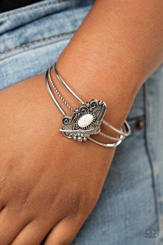 Sahara Solstice - White Bracelet
