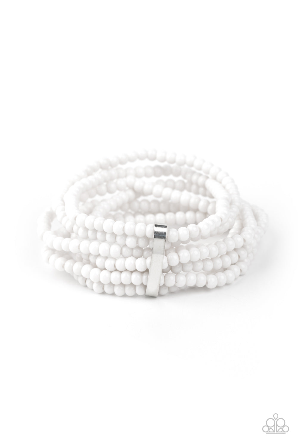 Thank Me LAYER - White Bracelet