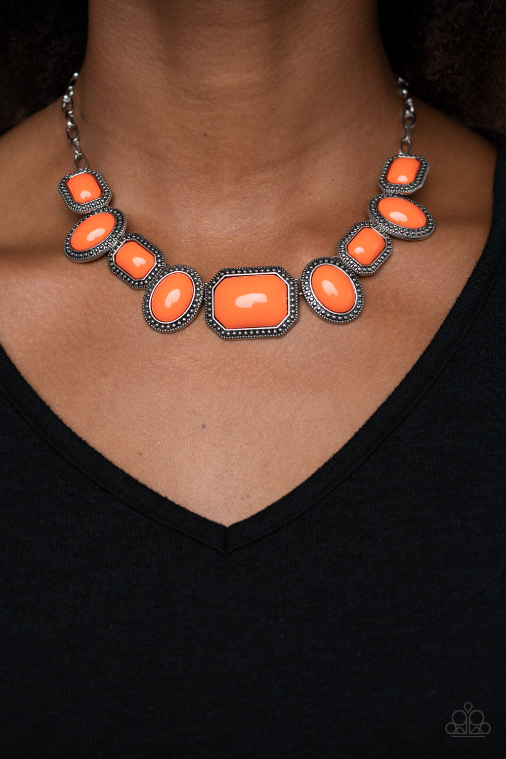 Lets Get Loud - Orange Necklace