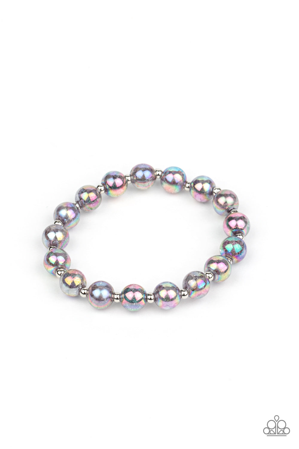 Starlet Shimmer Oil Spill & Iridescence - Pink Bracelet