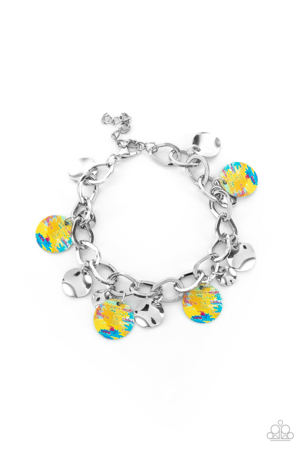 Teasingly Tie Dye - Yellow Bracelet