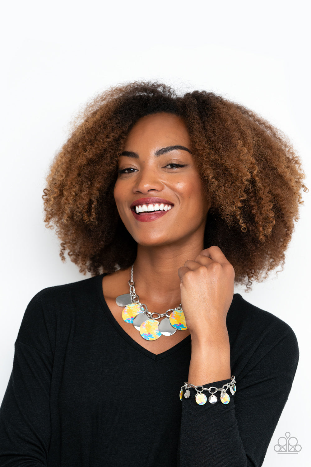 Teasingly Tie Dye - Yellow Bracelet