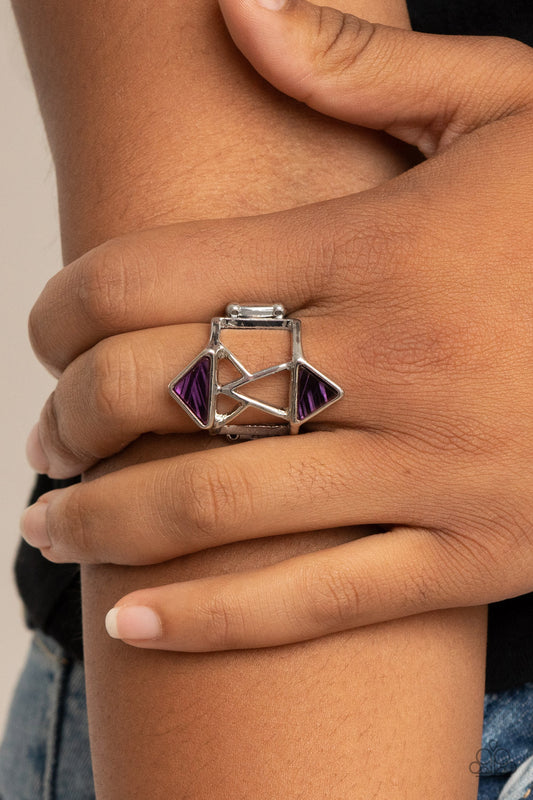 Making Me Edgy - Purple Ring