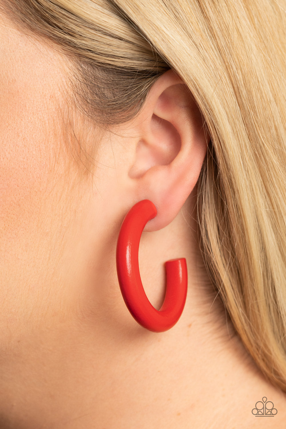 Woodsy Wonder - Red Earring