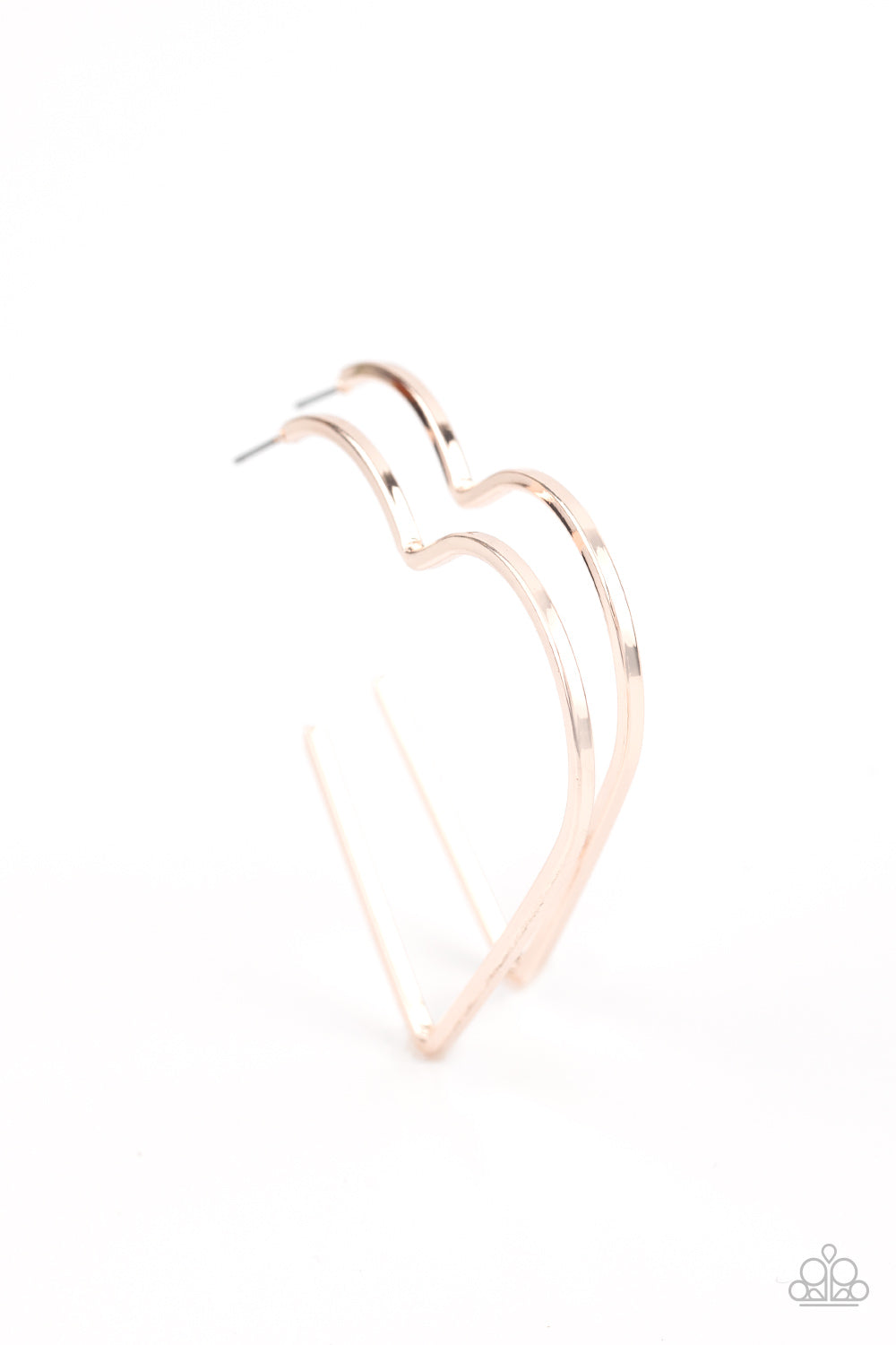 I HEART a Rumor - Rose Gold Earring