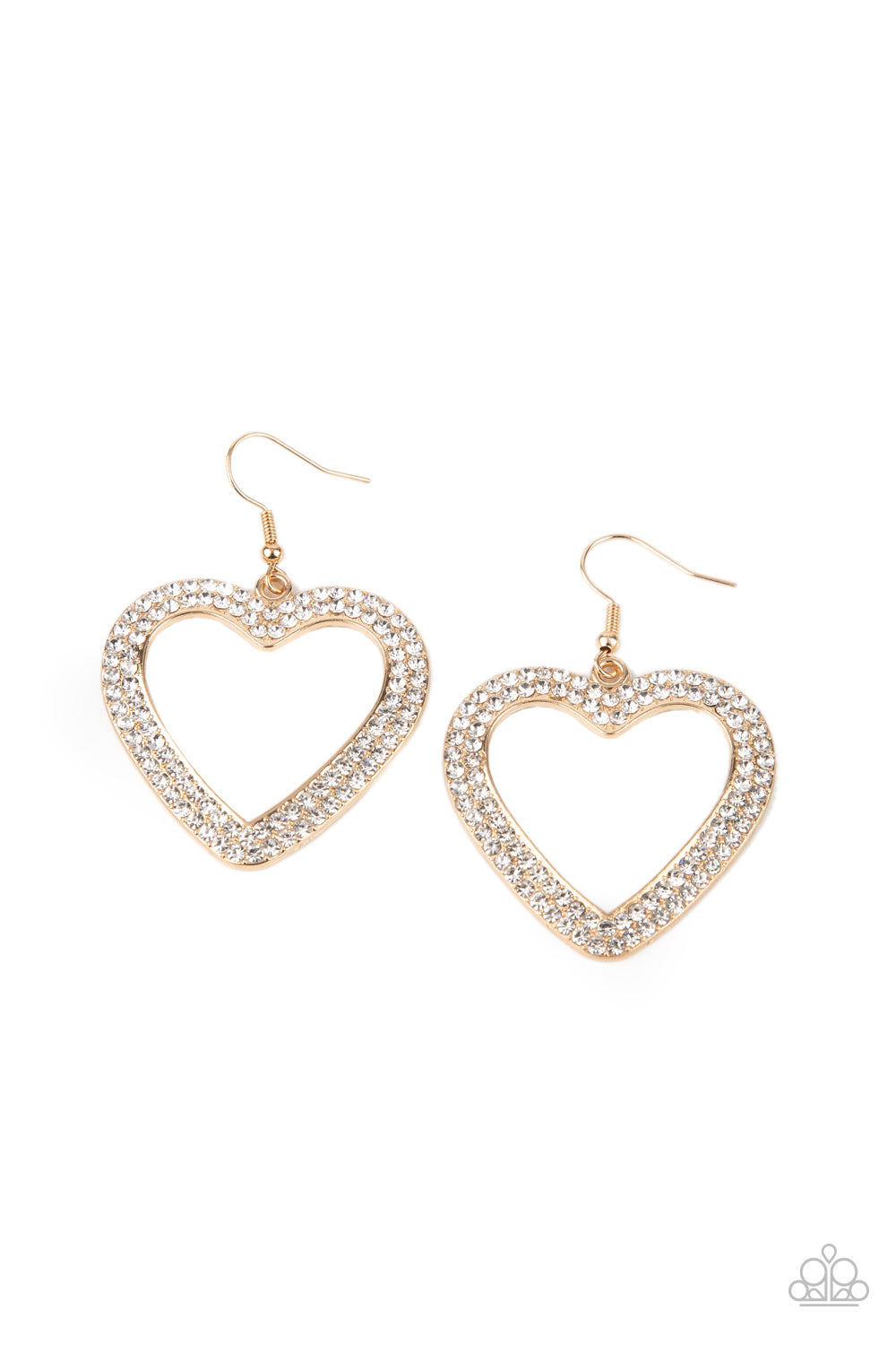 GLISTEN To Your Heart - Gold Earring