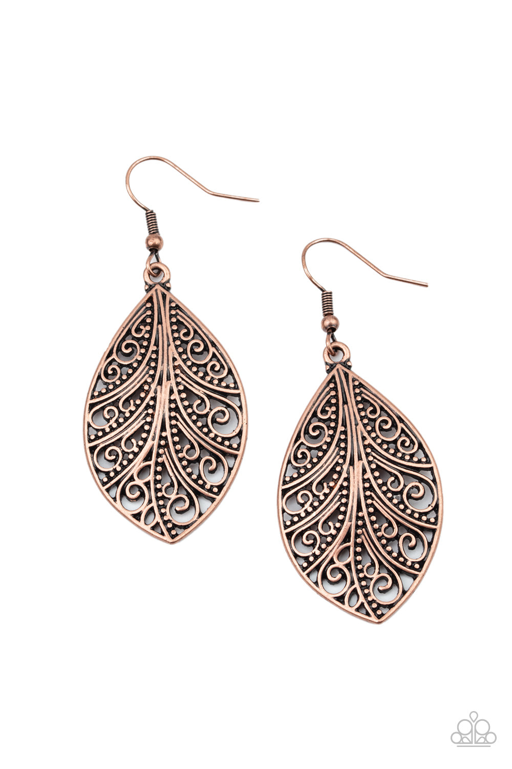 One VINE Day - Copper Earring