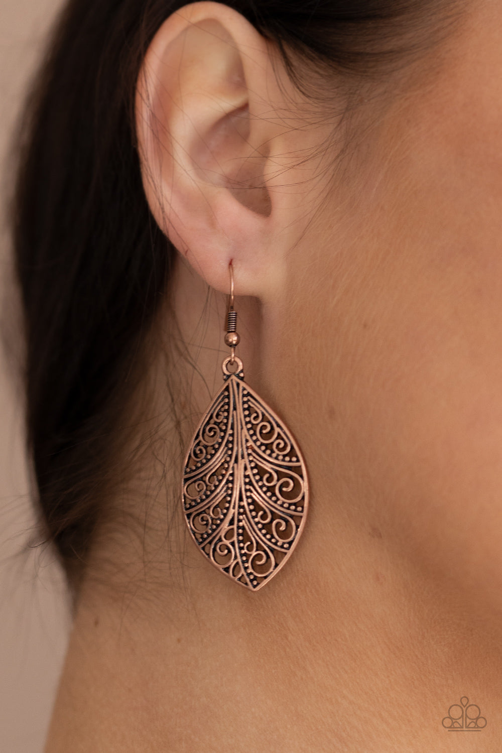 One VINE Day - Copper Earring