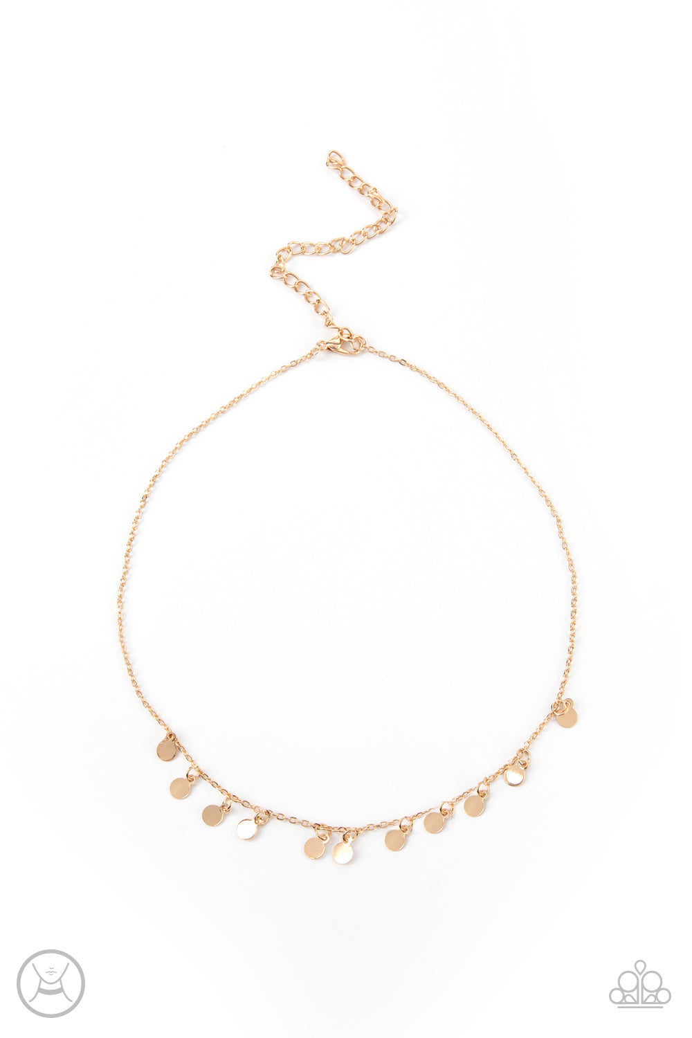 Ready, Set, DISCO! - Gold Necklace