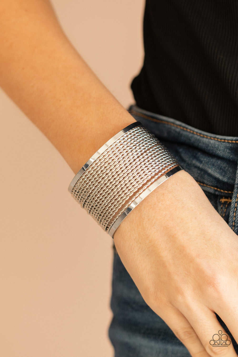 Stacked Sensation - Silver Bracelet