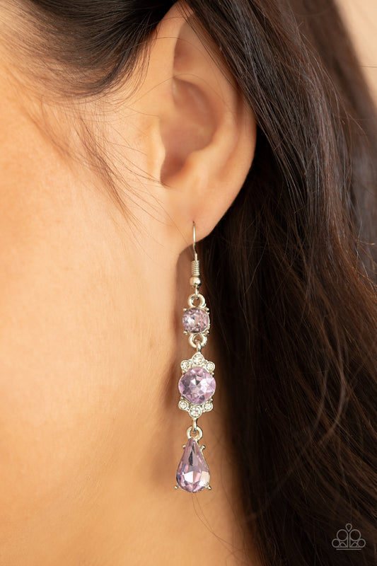 Outstanding Opulence - Purple Earring