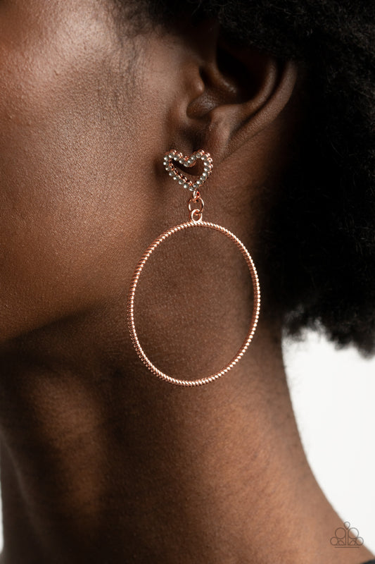Love Your Curves - Copper Earring