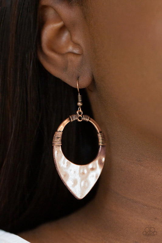 Instinctively Industrial - Copper Earring