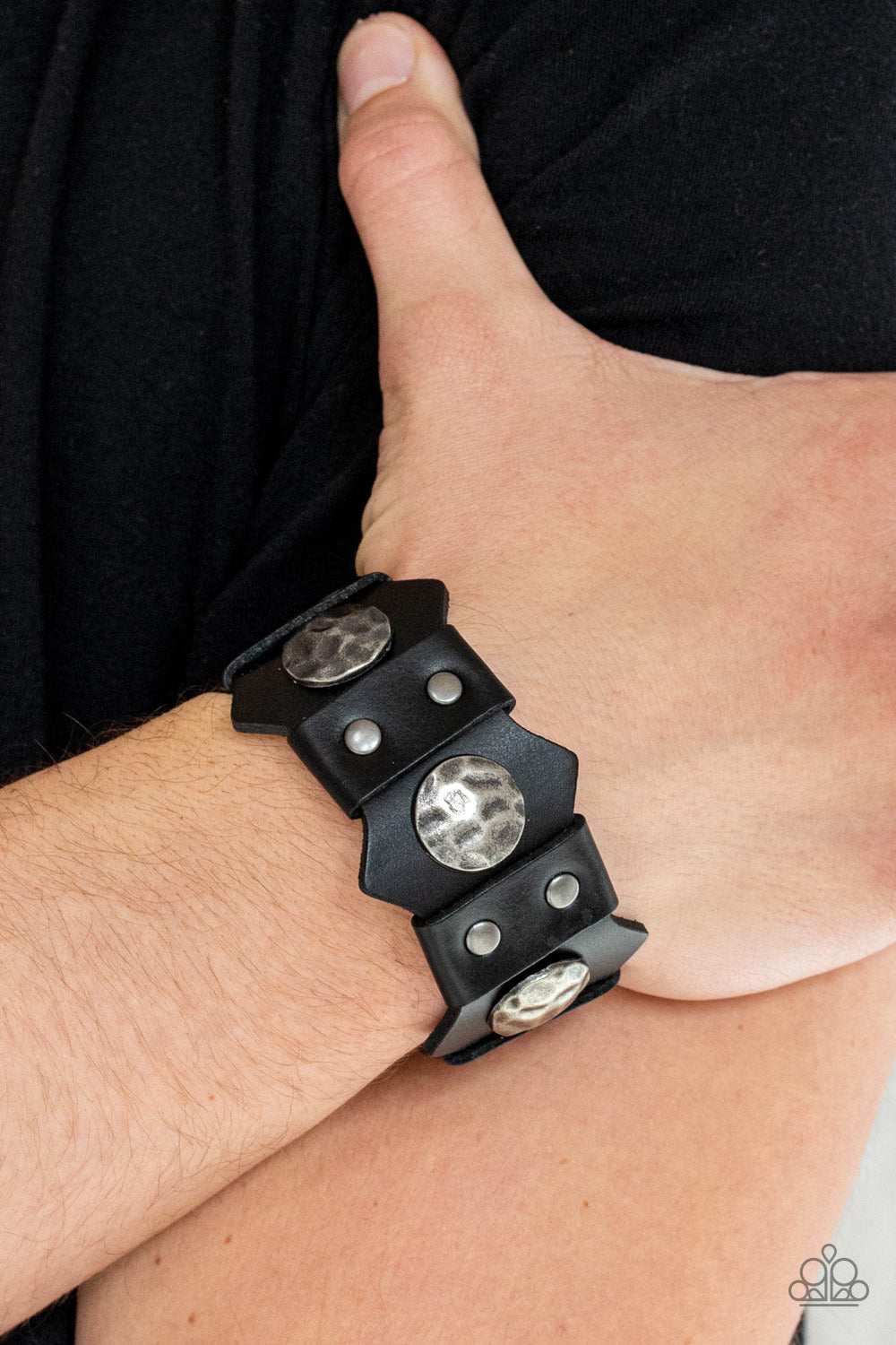 Electrified Edge - Black Bracelet