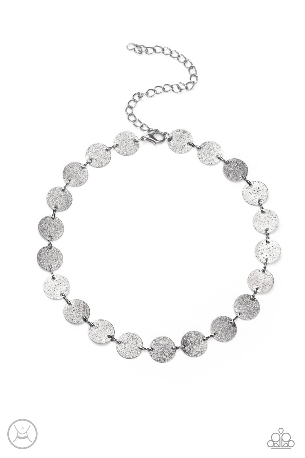 Reflection Detection - Black Choker Necklace