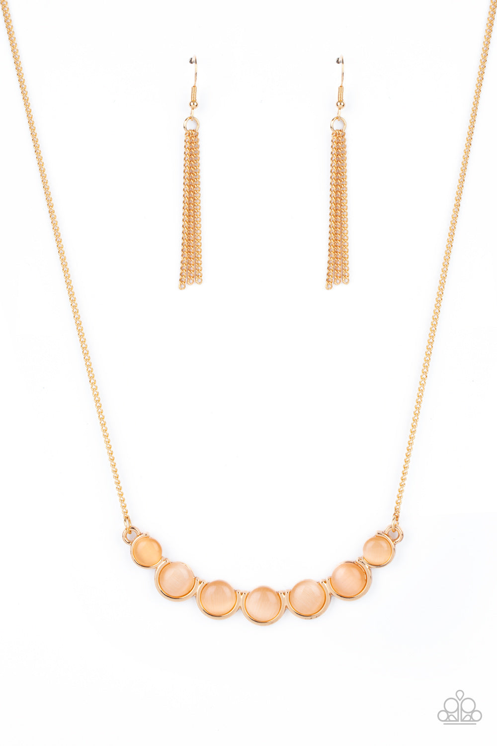 Serenely Scalloped - Gold Necklace