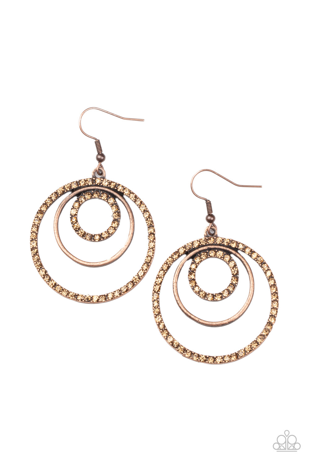 Bodaciously Bubbly - Copper Earring