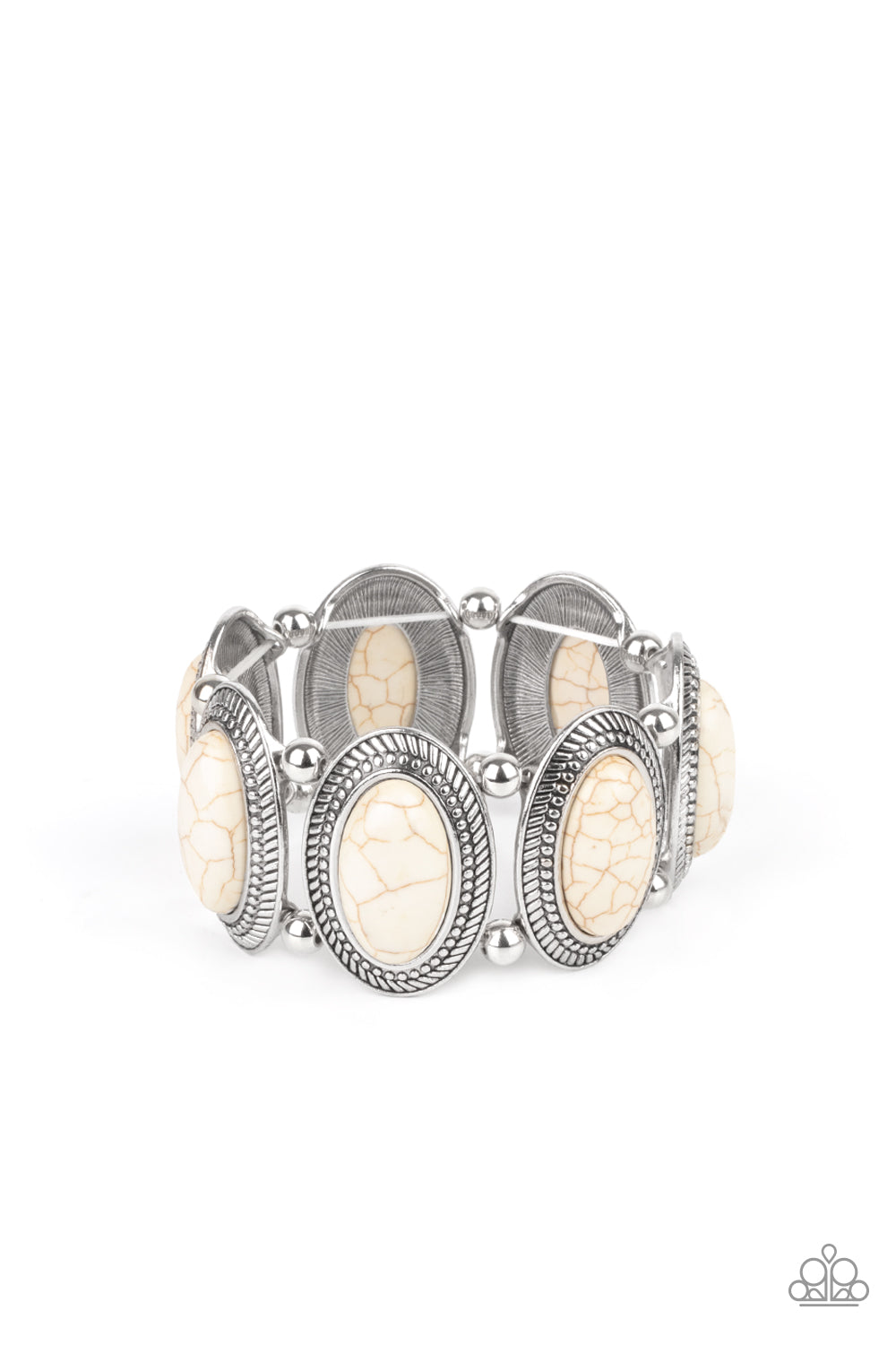 Until The Cows Come HOMESTEAD - White Bracelet