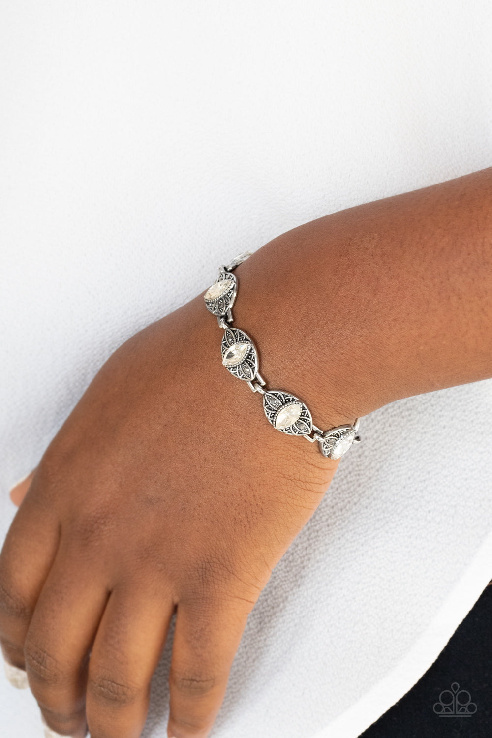 Crown Privilege - White Bracelet