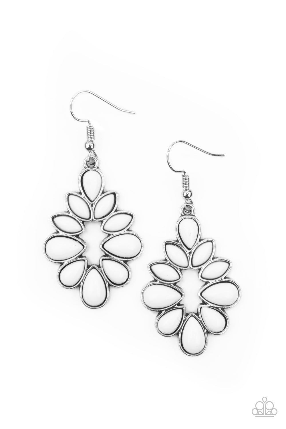 Burst Into TEARDROPS - White Earring