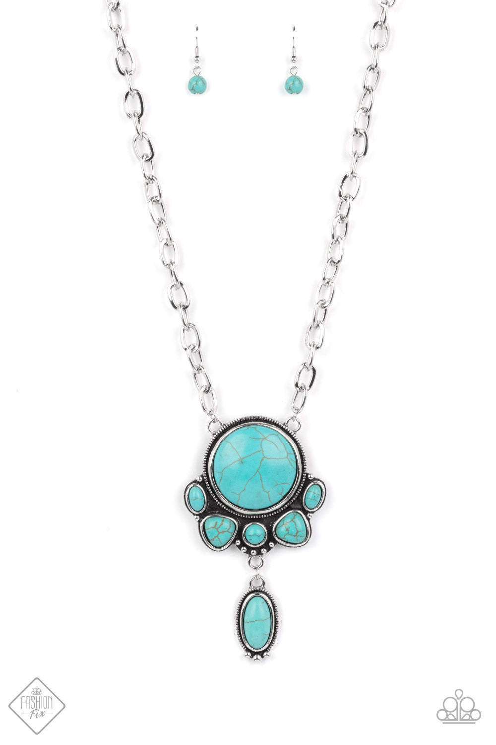 Geographically Gorgeous - Blue Necklace