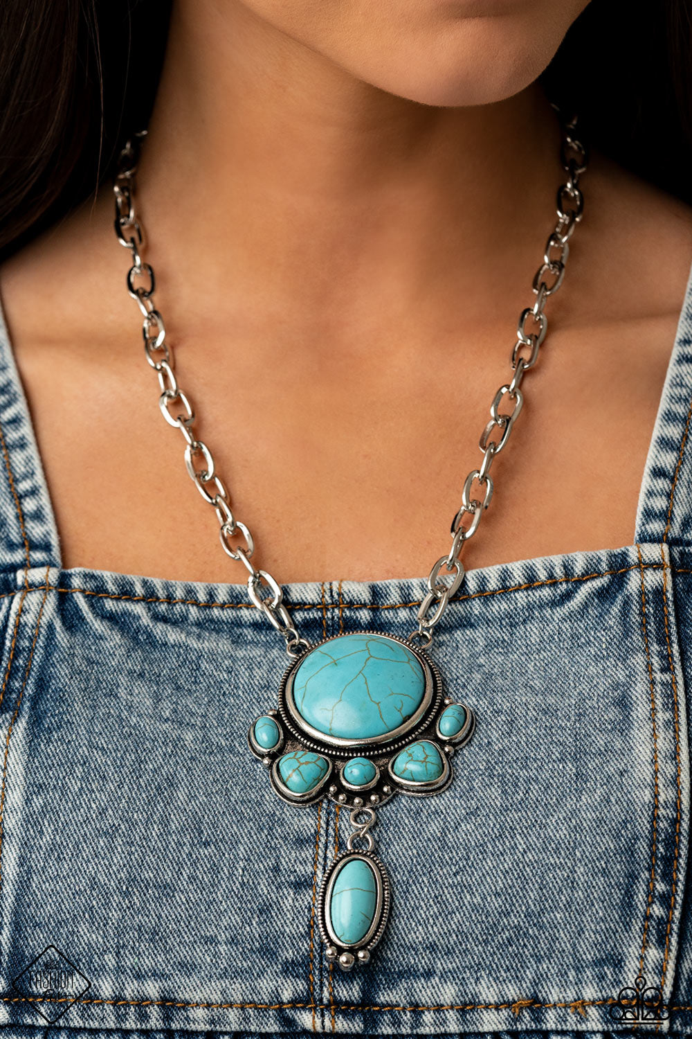Geographically Gorgeous - Blue Necklace