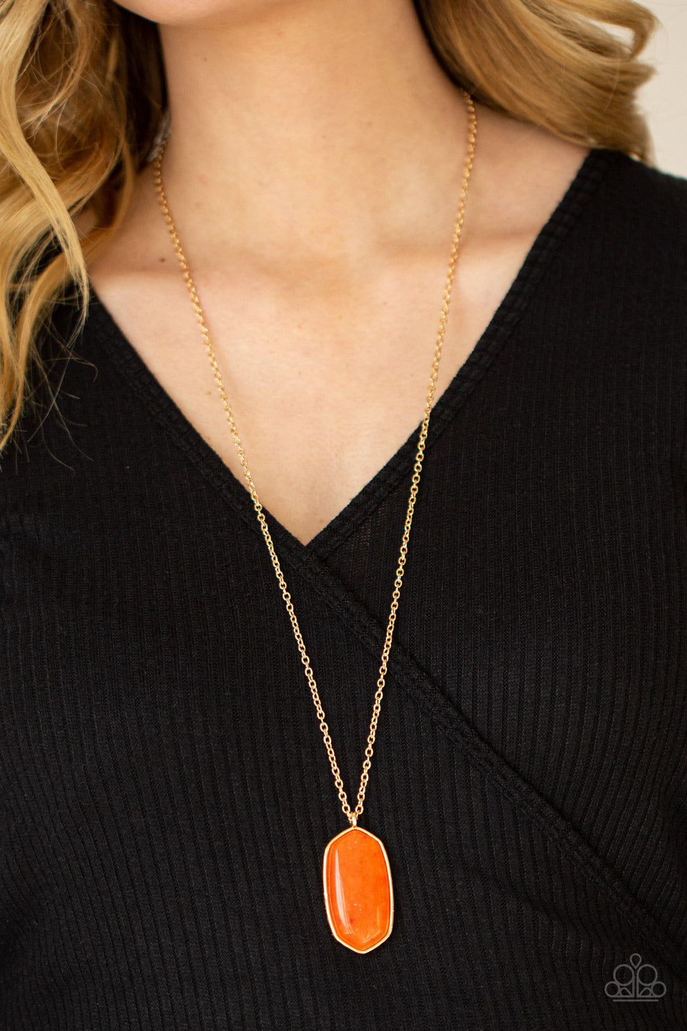 Elemental Elegance - Orange Necklace