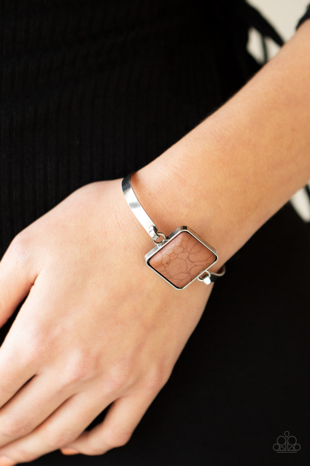 Turning a CORNERSTONE - Brown Bracelet