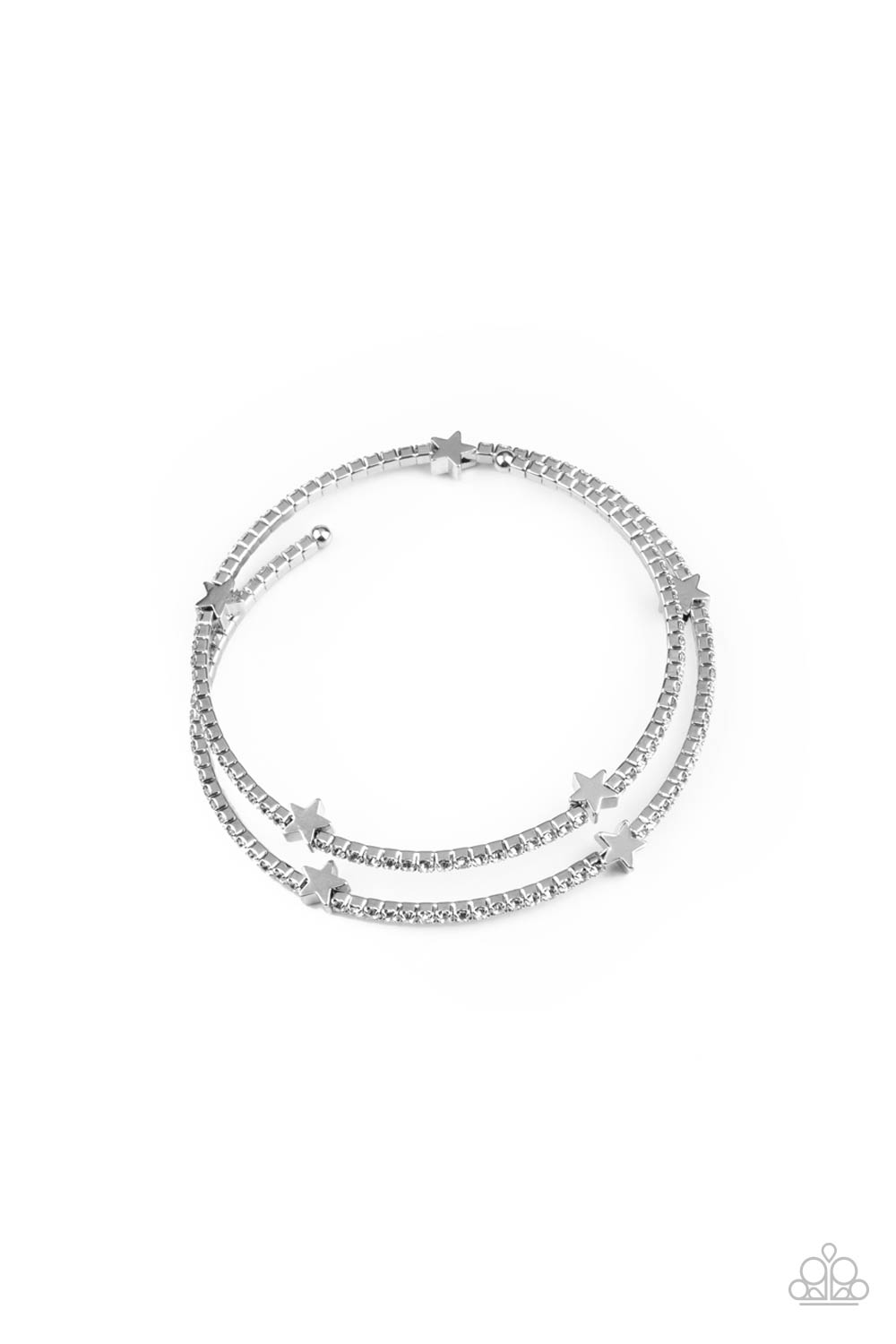 Let Freedom BLING - White Bracelet