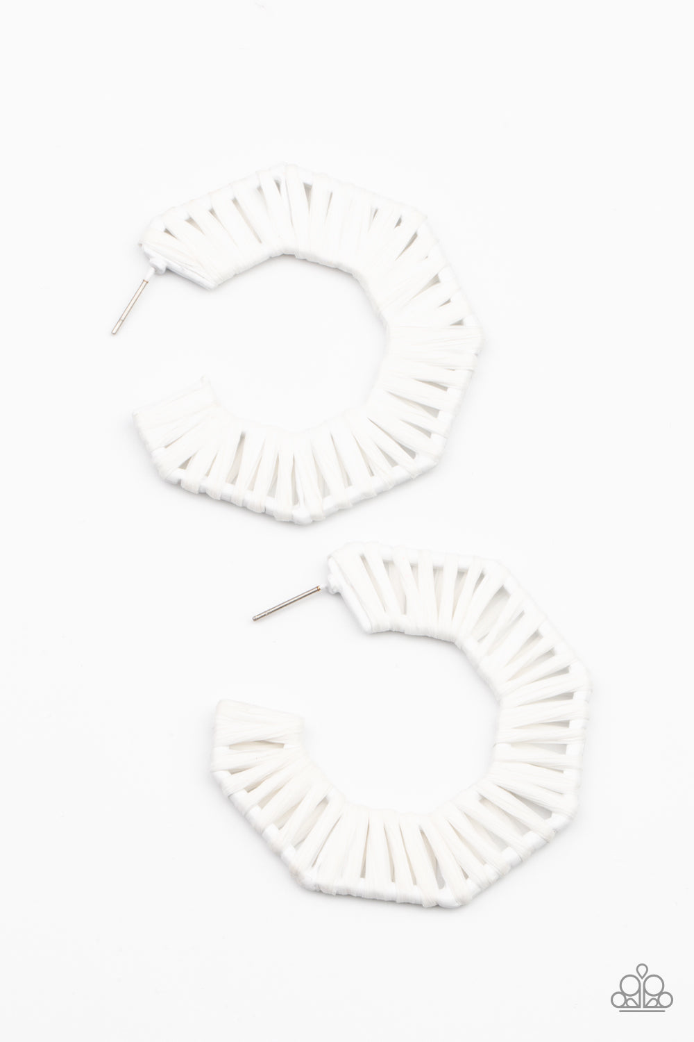 Fabulously Fiesta - White Earring