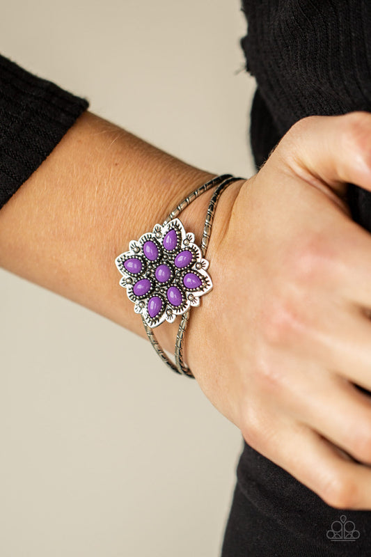 Happily Ever APPLIQUE - Purple Bracelet