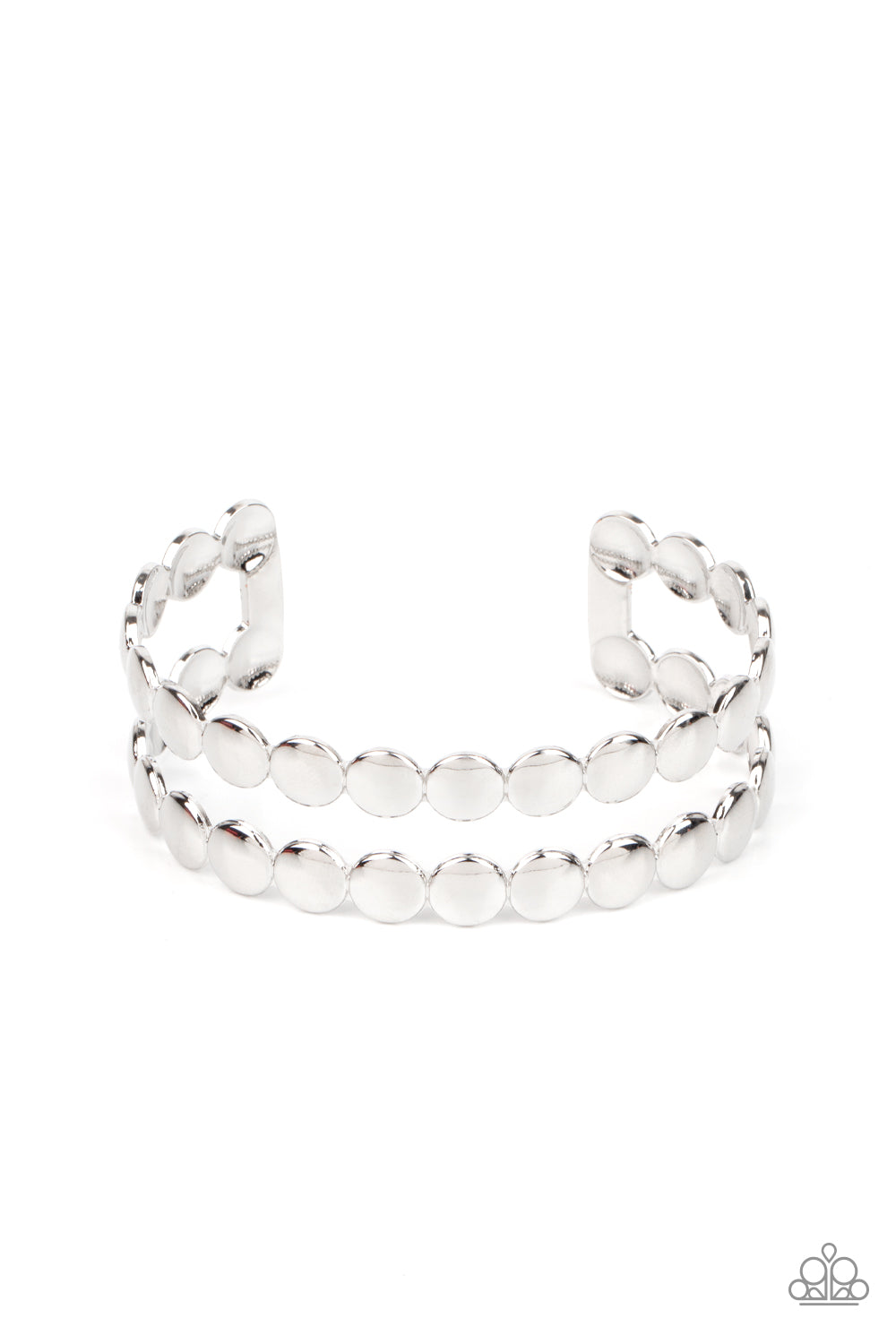 On The Spot Shimmer - Silver Bracelet
