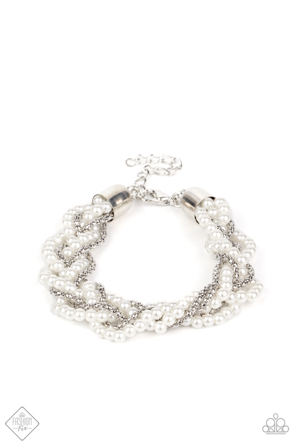 Vintage Variation - White Bracelet