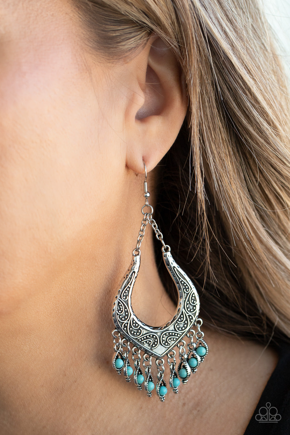 Sahara Fiesta - Blue Earring