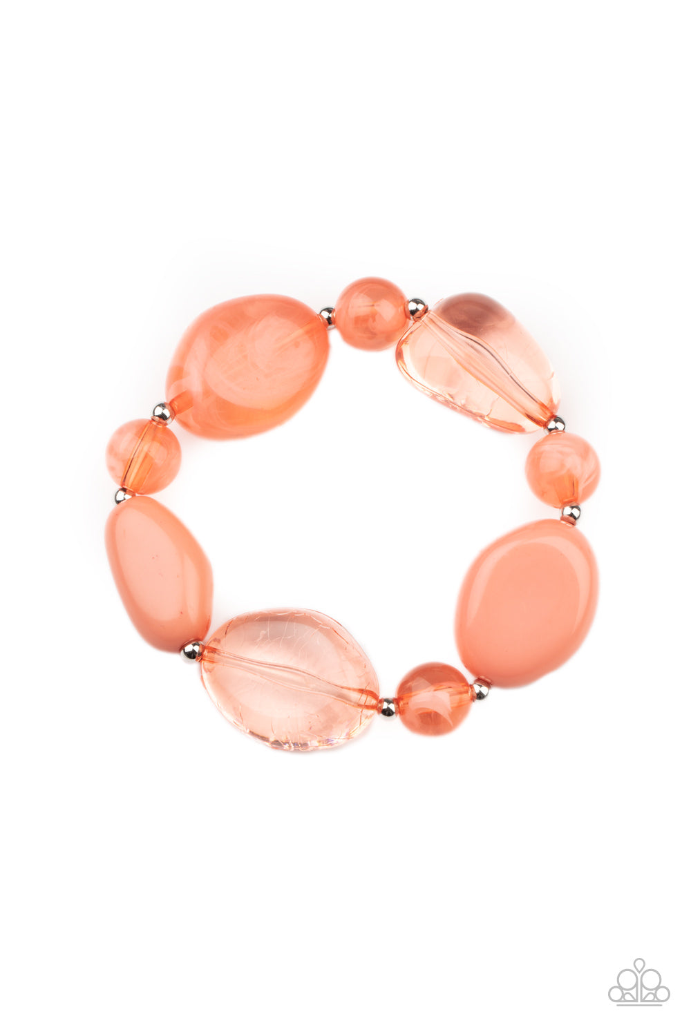 I Need a STAYCATION - Orange Bracelet