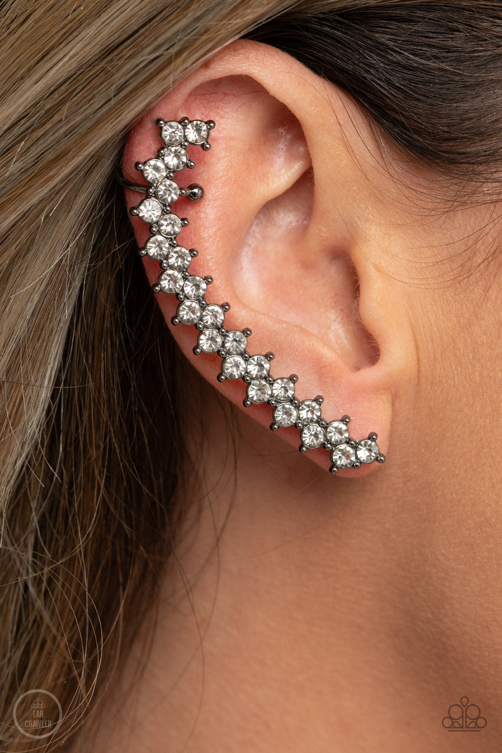 Let There Be LIGHTNING - Black Ear Crawler Earring