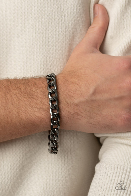 Knock, Knock, KNOCKOUT - Black Bracelet